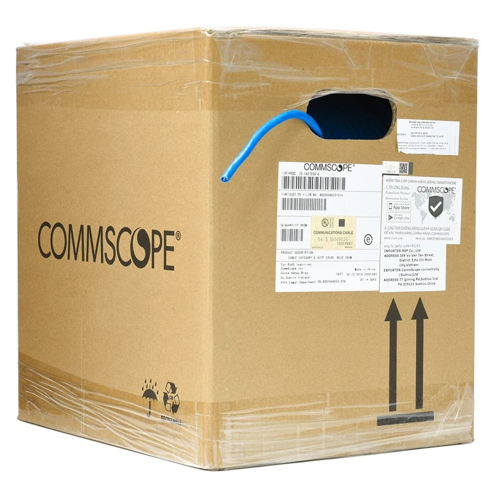 Cáp mạng Commscope/AMP CAT6 1427254 (Mét)